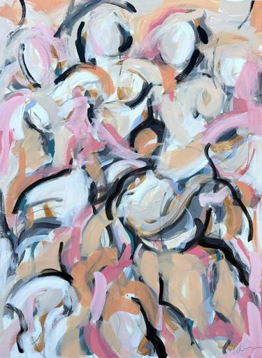 Original Abstract Expressionism Abstract Paintings by Heidi Lanino