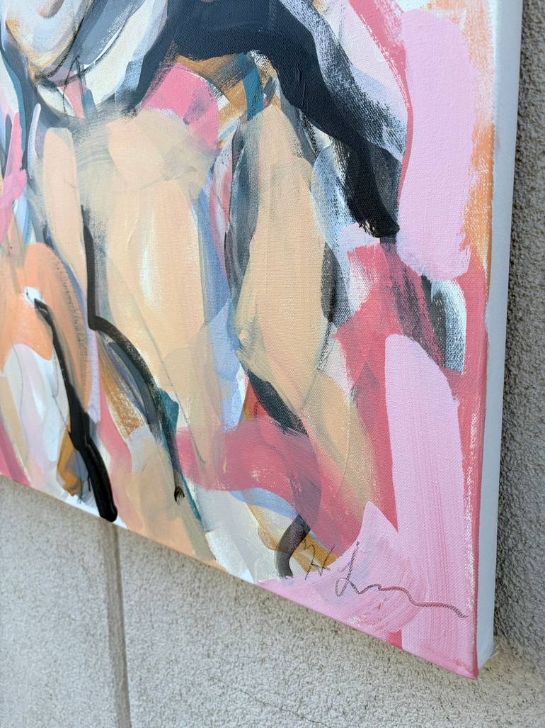Original Abstract Expressionism Abstract Painting by Heidi Lanino