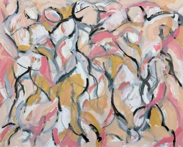 Original Abstract Expressionism Abstract Paintings by Heidi Lanino