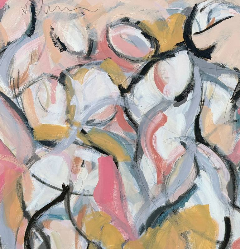 Original Abstract Expressionism Abstract Painting by Heidi Lanino