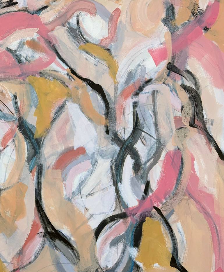 Original Abstract Expressionism Abstract Painting by Heidi Lanino