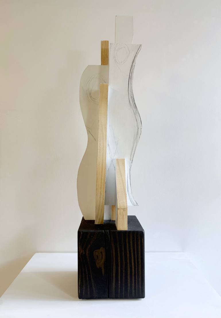 Original Abstract Expressionism Abstract Sculpture by Heidi Lanino