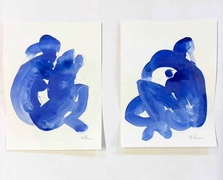 Original Abstract Expressionism Abstract Painting by Heidi Lanino