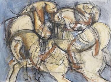 Print of Horse Paintings by Heidi Lanino