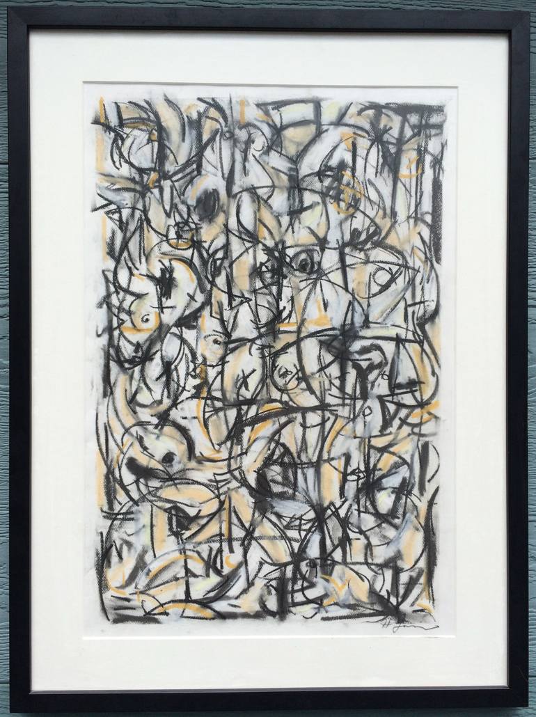 Original Abstract Drawing by Heidi Lanino