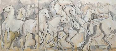 Original Horse Paintings by Heidi Lanino