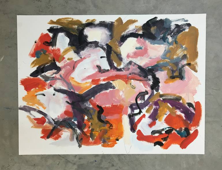 Original Expressionism Abstract Painting by Heidi Lanino