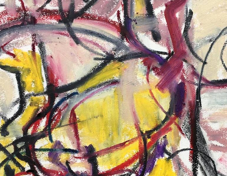 Original Abstract Expressionism Abstract Painting by Heidi Lanino