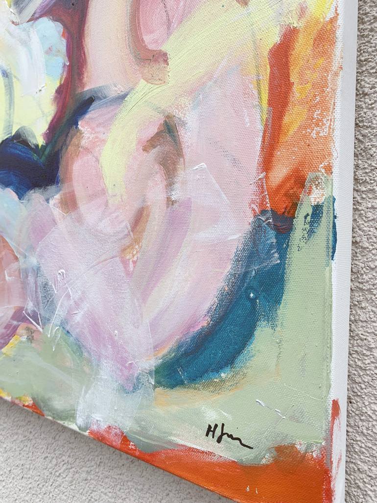 Original Abstract Expressionism Abstract Painting by Heidi Lanino