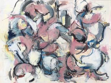 Original Abstract Expressionism Abstract Paintings by Heidi Lanino