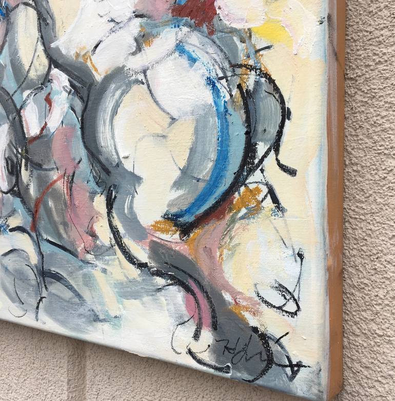 Original Abstract Expressionism Abstract Painting by Heidi Lanino