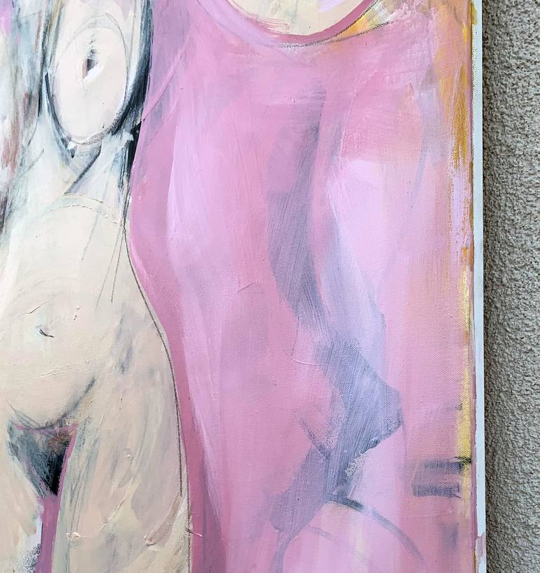 Original Abstract Expressionism Women Painting by Heidi Lanino