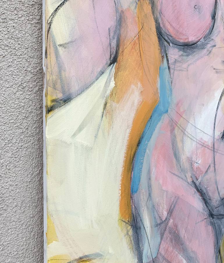 Original Abstract Women Painting by Heidi Lanino