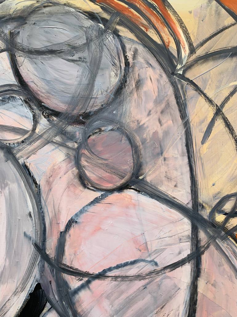 Original Abstract Women Painting by Heidi Lanino