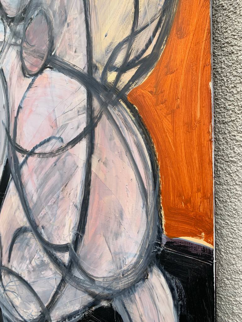 Original Abstract Women Painting by Heidi Lanino