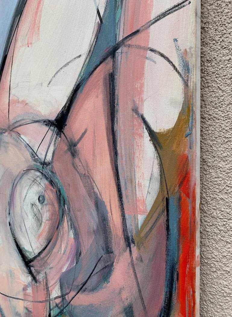 Original Abstract Expressionism Abstract Painting by Heidi Lanino