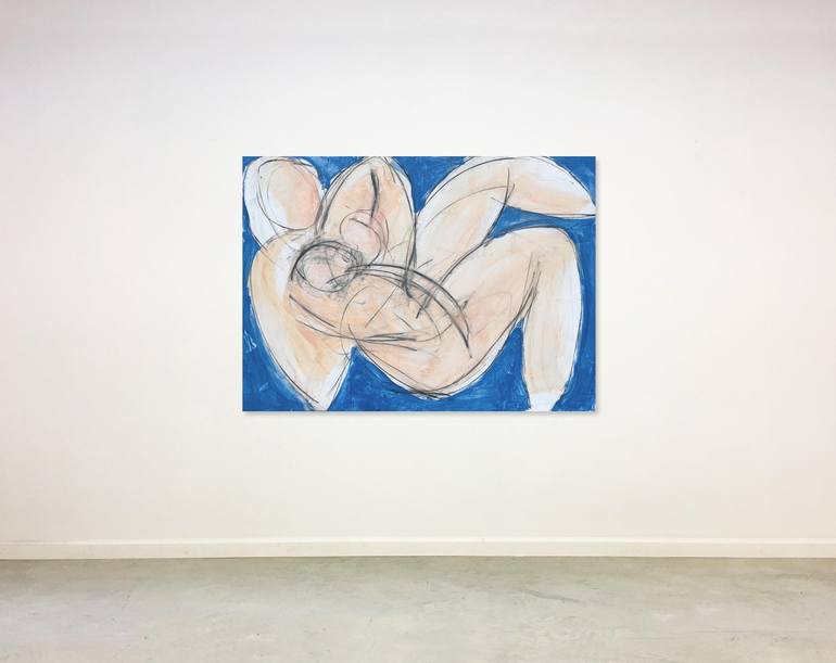 Original Abstract Nude Painting by Heidi Lanino