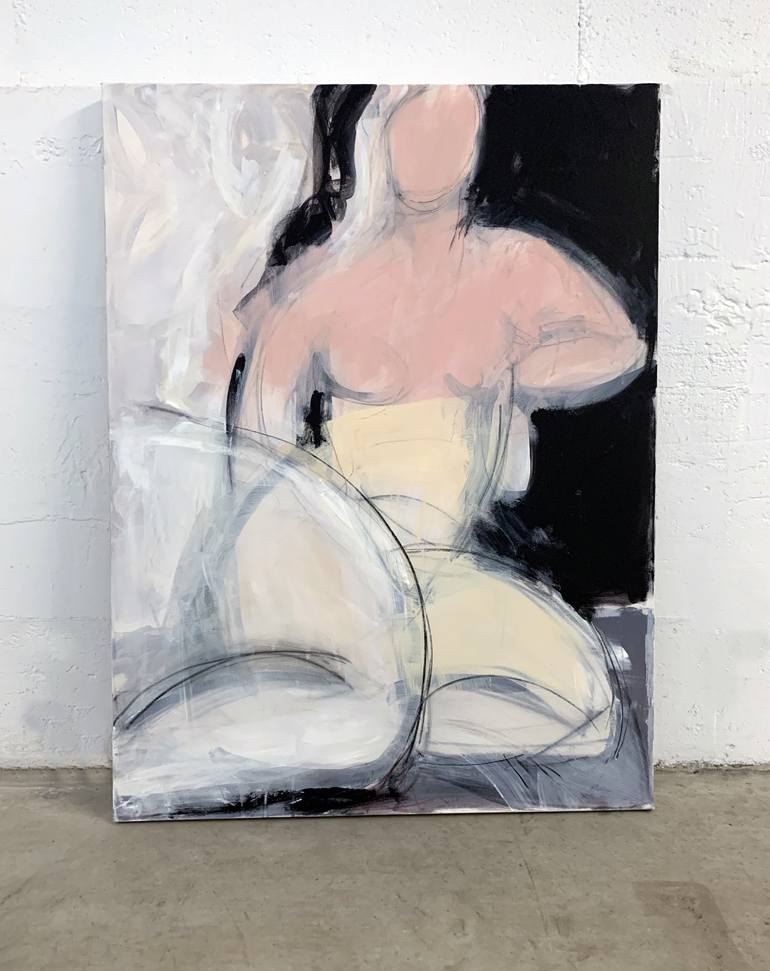 Original Figurative Women Painting by Heidi Lanino