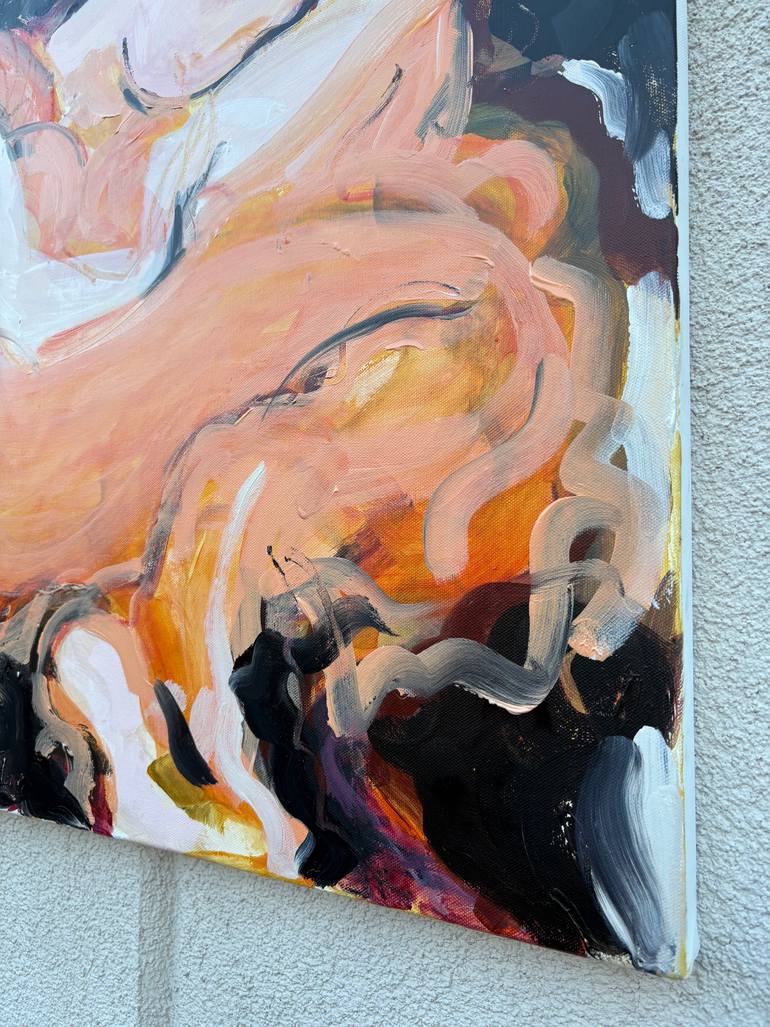 Original Abstract Women Painting by Heidi Lanino
