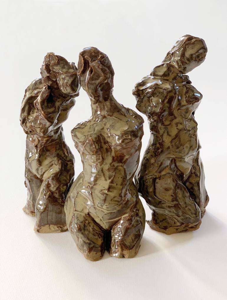 Original Women Sculpture by Heidi Lanino