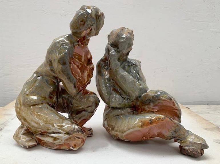 Original Women Sculpture by Heidi Lanino