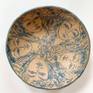 One-of-a-kind ceramic pieces, using expressive lines (sgraffito technique) to depict images of women, birds and other themes. Influenced by various cultures, these pieces are glazed in rich, earthy colors and imbued with a sensuous fluidity that evokes a lyrical and poetic quality. Low fire underglazes and slips are used, along with high fire glazes.