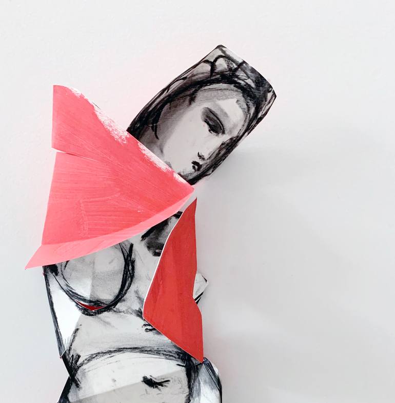 Original Abstract Women Sculpture by Heidi Lanino