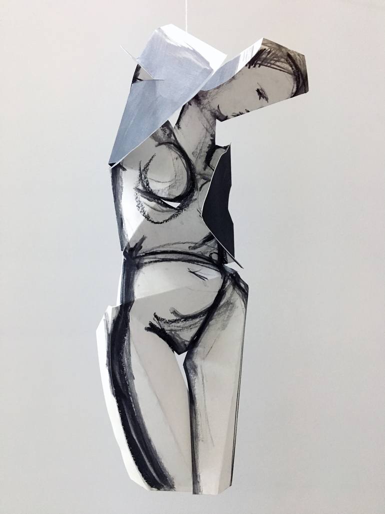 Original Abstract Women Sculpture by Heidi Lanino