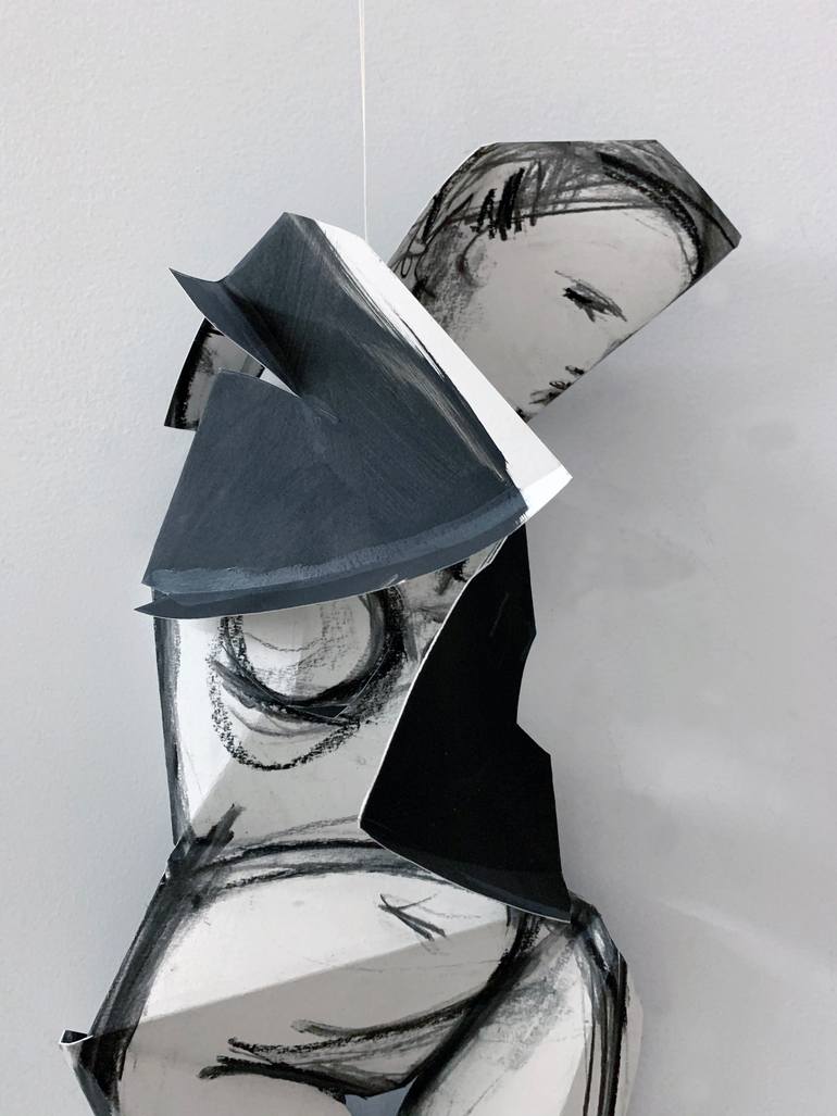 Original Abstract Women Sculpture by Heidi Lanino
