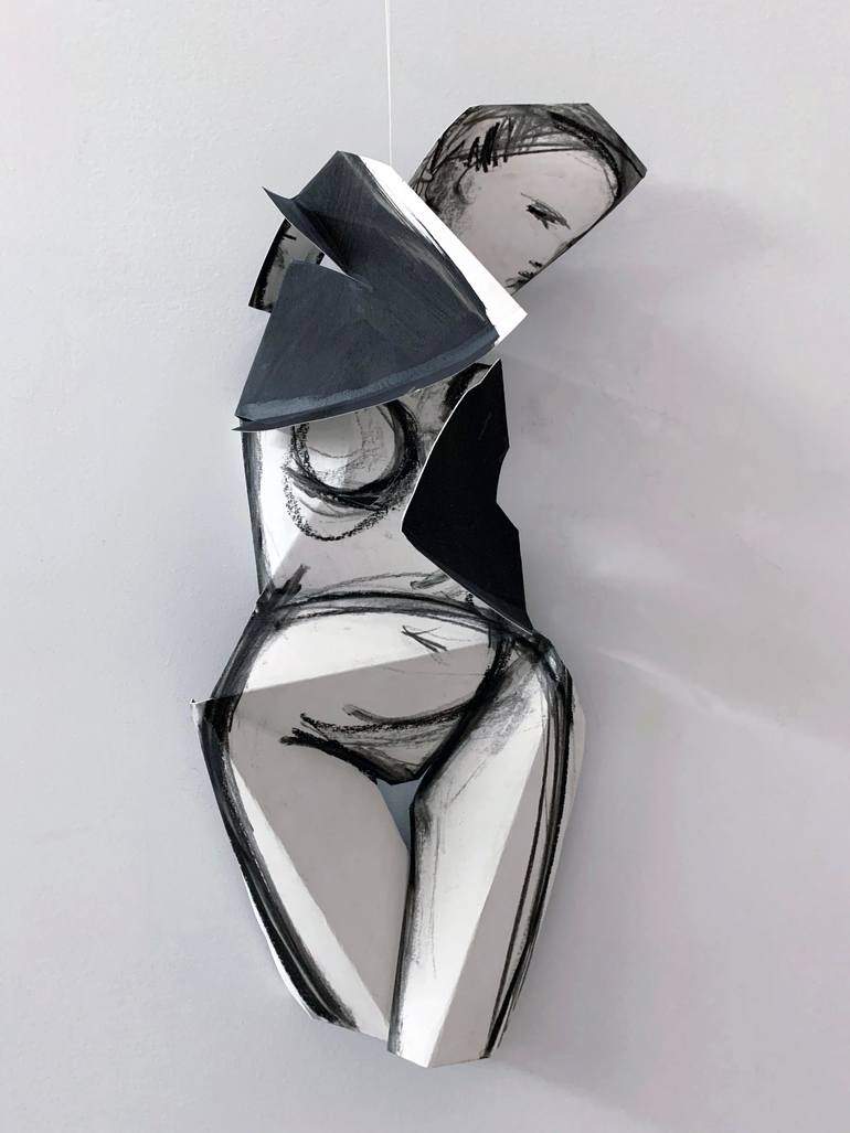 Original Abstract Women Sculpture by Heidi Lanino
