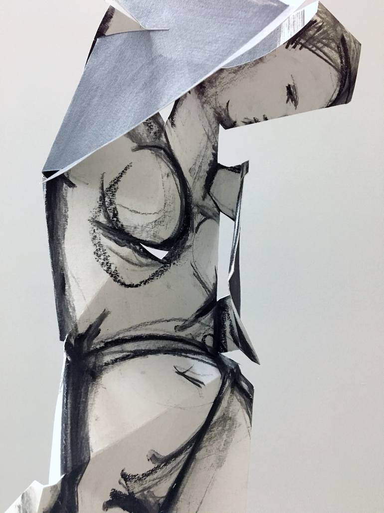 Original Abstract Women Sculpture by Heidi Lanino