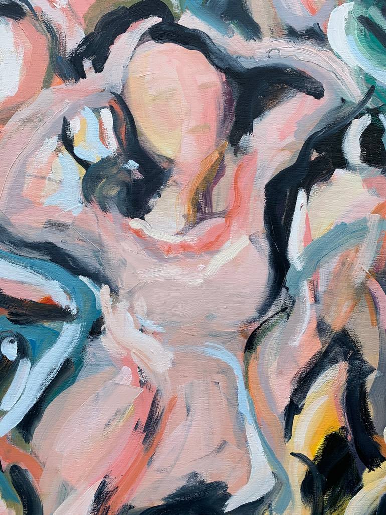 Original Abstract Expressionism Abstract Painting by Heidi Lanino