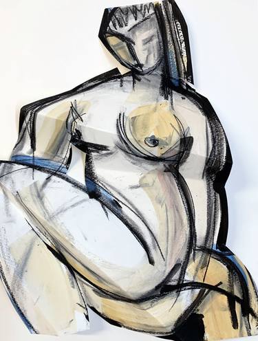 Original Abstract Body Drawings by Heidi Lanino