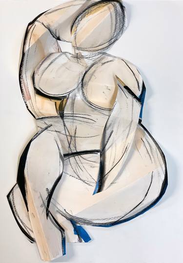 Original Abstract Body Drawings by Heidi Lanino
