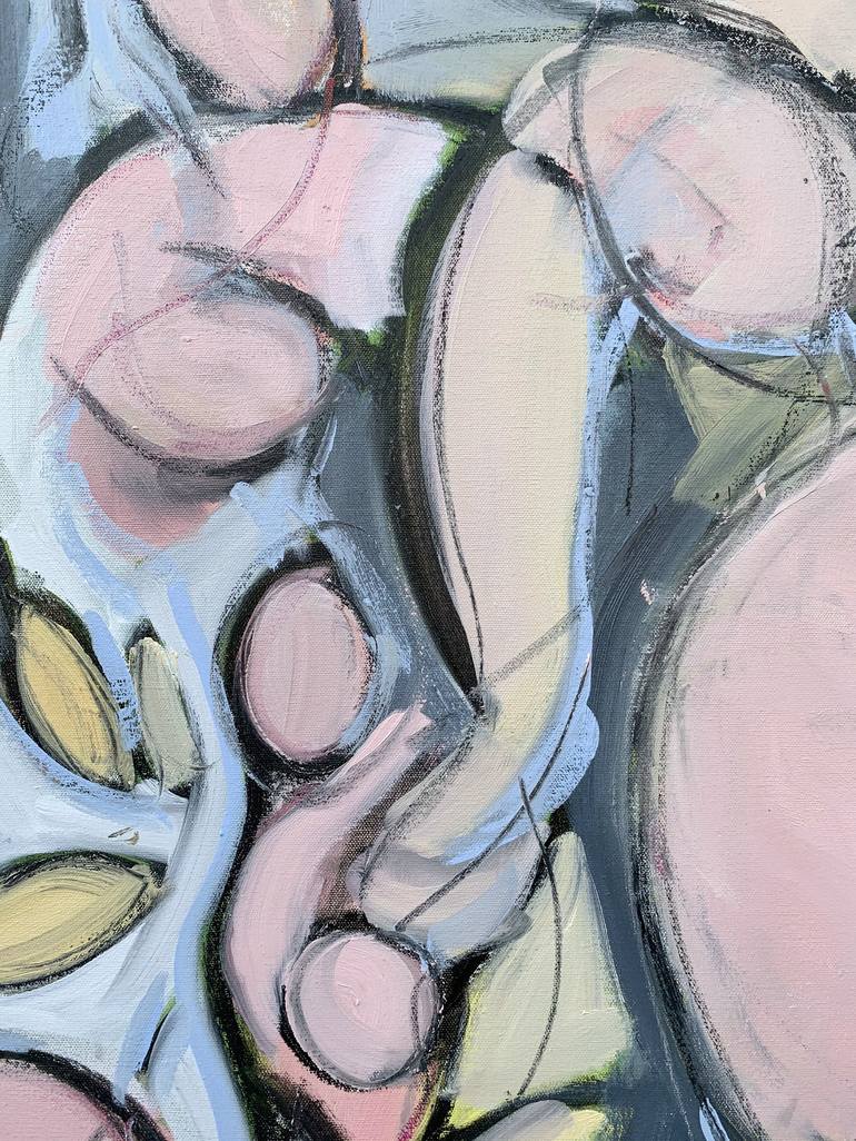 Original Abstract Women Painting by Heidi Lanino