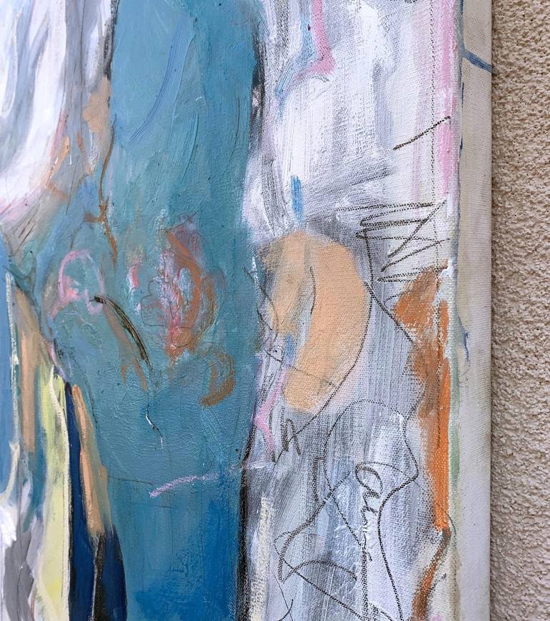 Original Abstract Family Painting by Heidi Lanino