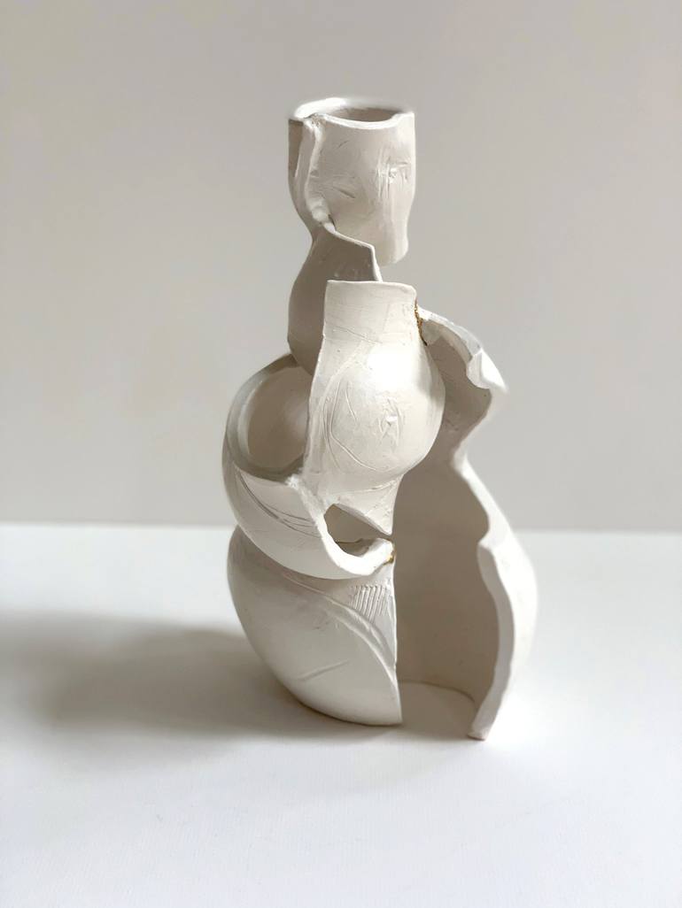 Original Figurative Abstract Sculpture by Heidi Lanino