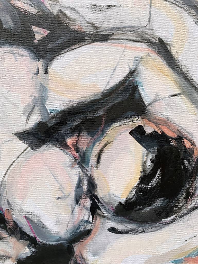 Original Abstract Expressionism Abstract Painting by Heidi Lanino