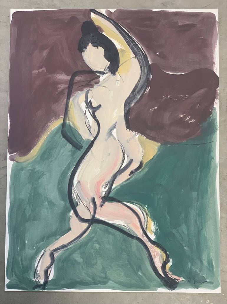 Original Expressionism Abstract Painting by Heidi Lanino