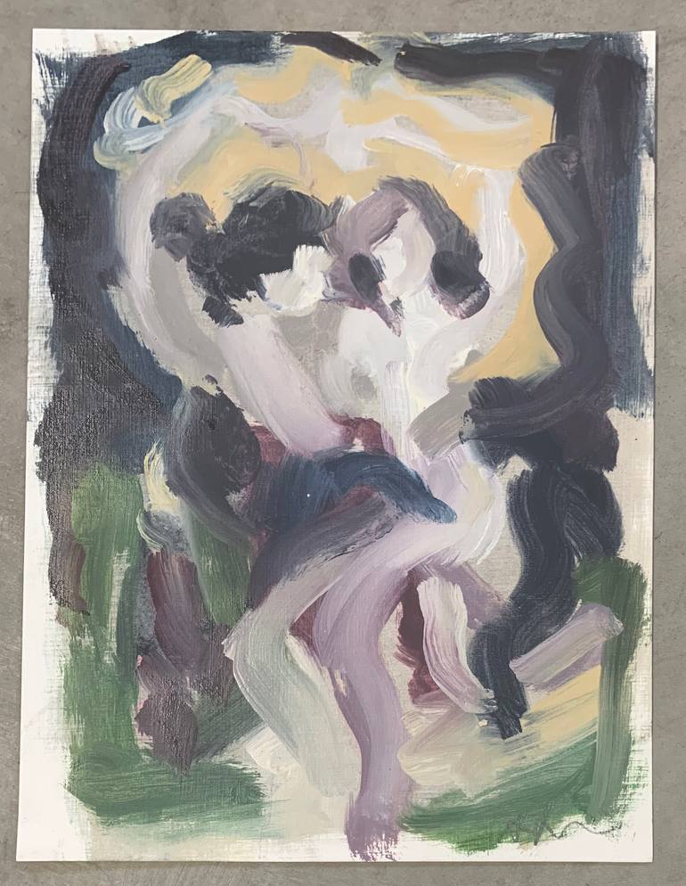 Original Expressionism Abstract Painting by Heidi Lanino