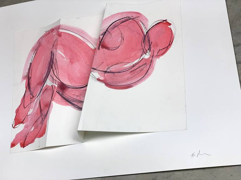 Original Figurative Abstract Drawing by Heidi Lanino