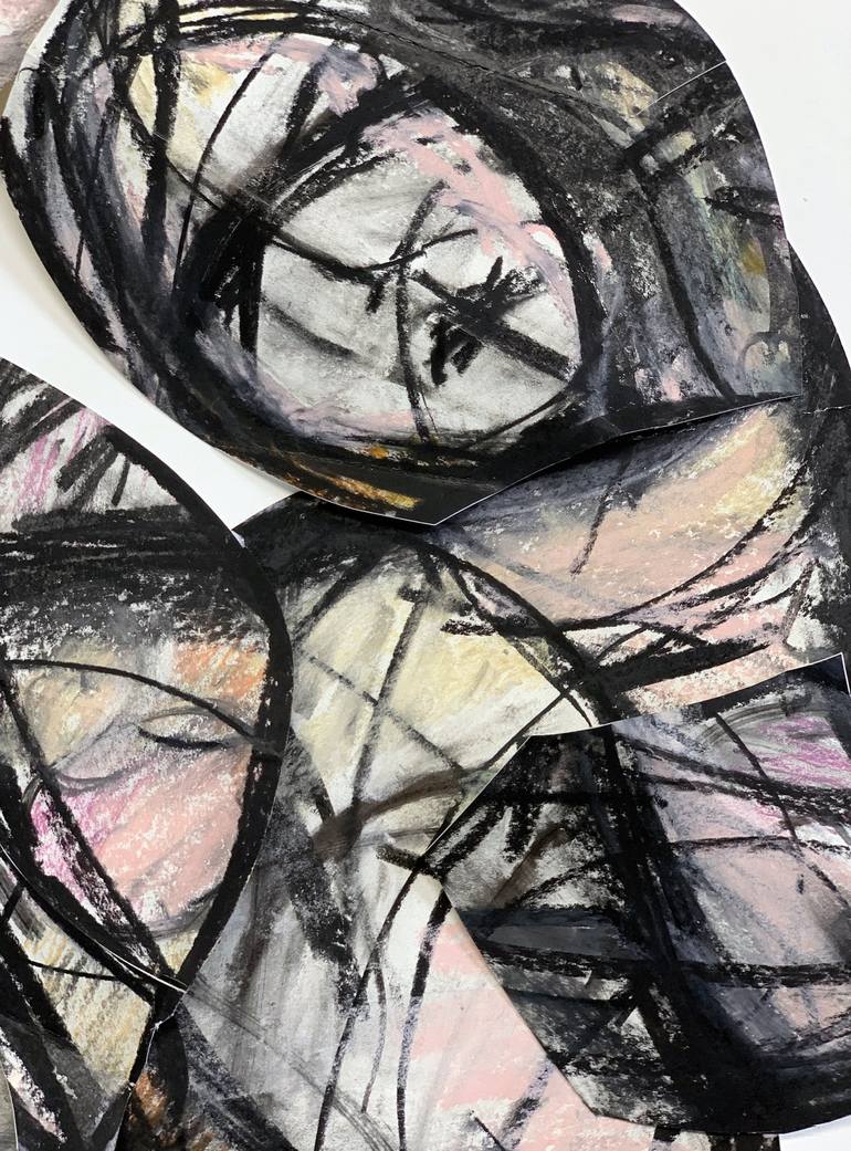 Original Figurative Abstract Drawing by Heidi Lanino