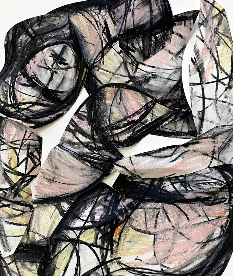 Original Figurative Abstract Drawing by Heidi Lanino