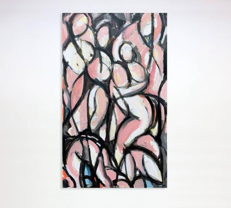 Original Abstract Expressionism Abstract Painting by Heidi Lanino