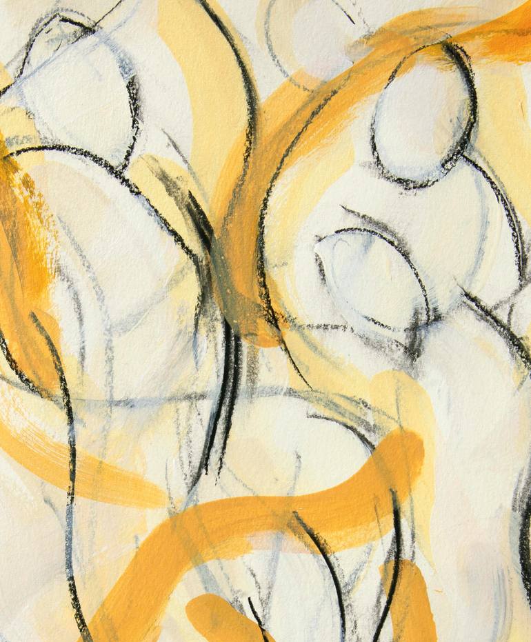 Original Abstract Expressionism Abstract Drawing by Heidi Lanino