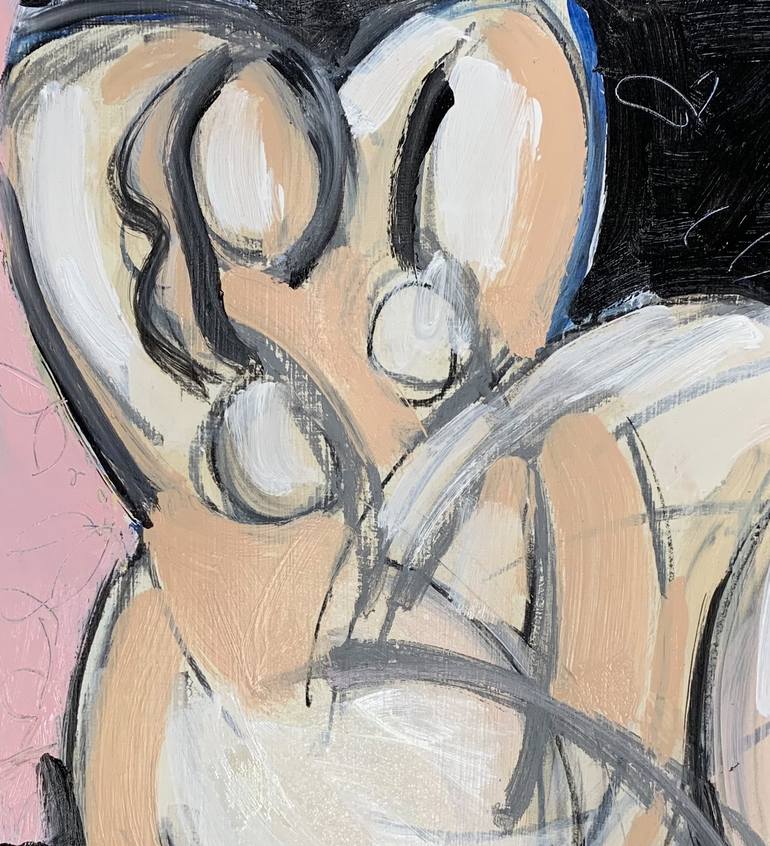 Original Abstract Women Painting by Heidi Lanino