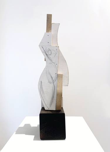 Original Figurative Abstract Sculpture by Heidi Lanino