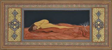 Print of Women Paintings by Munibah Noor-e-sehr