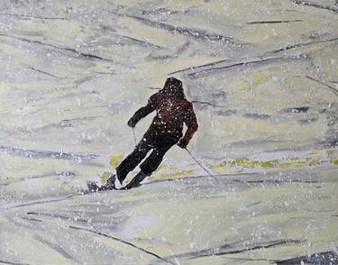 Original Expressionism Sports Painting by Gregor Pratneker