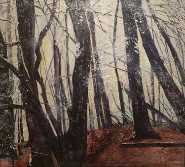 Original Expressionism Nature Painting by Gregor Pratneker